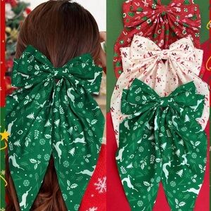 Festive Holiday Hair Bow